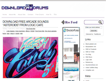 Tablet Screenshot of downloadmydrums.com